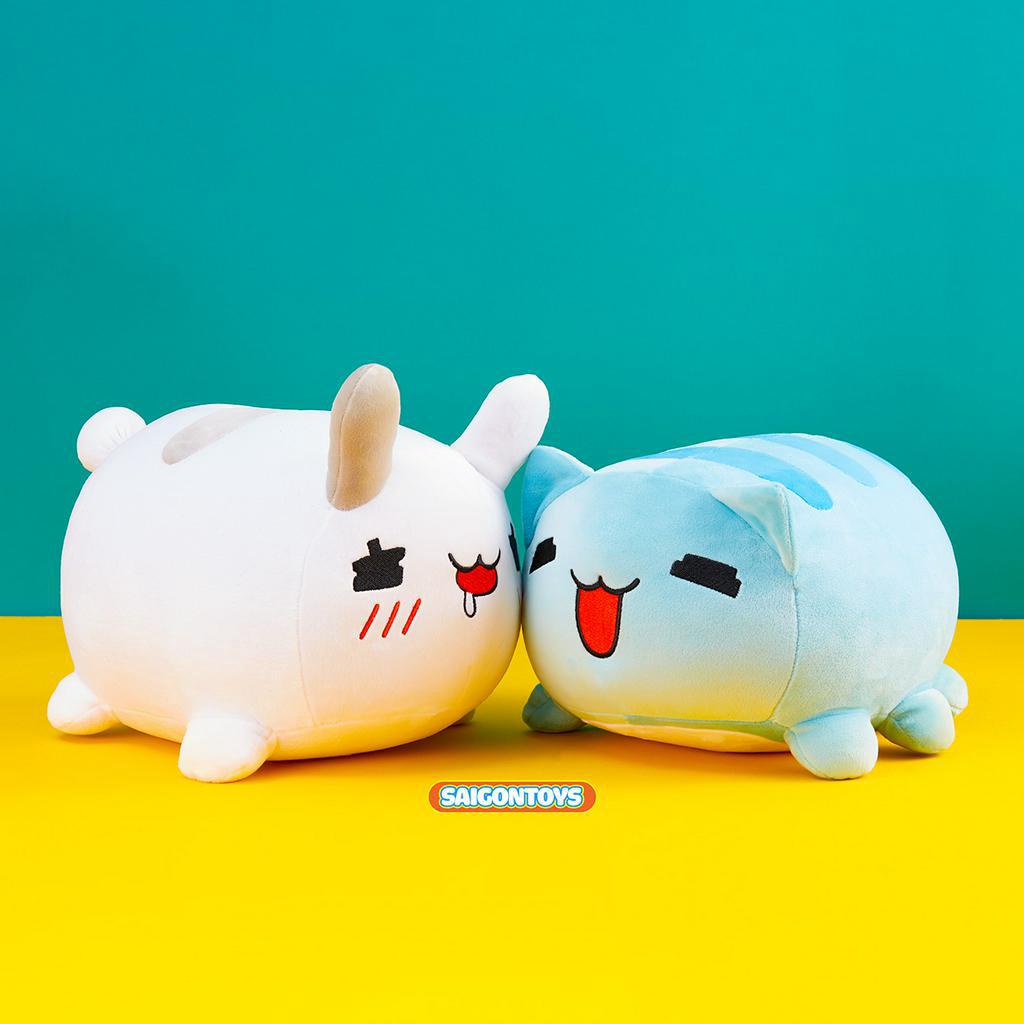Combo Gấu Bông Thỏ Tutu Và Mèo Capoo Mặt Háo Hức