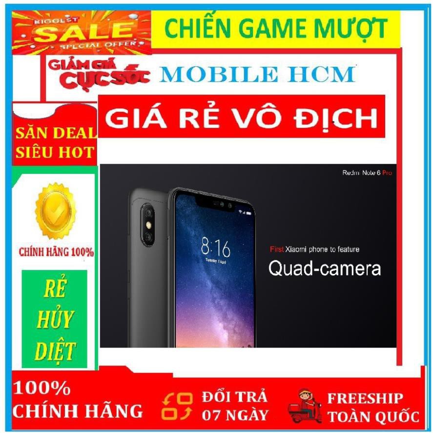 [NHẬP CHÍNH HÃNG] Điện thoại Xiaomi Redmi 6 Pro 4GB - 64GB