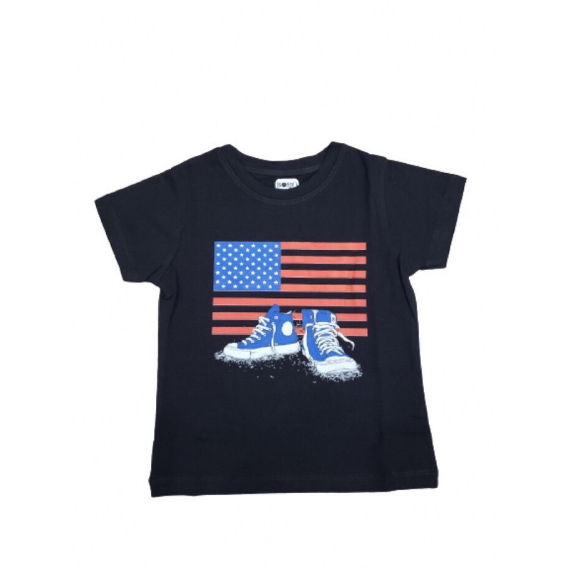 Áo Thun Cotton 4 Chiều Nam 45kg-70kg Log0221-4