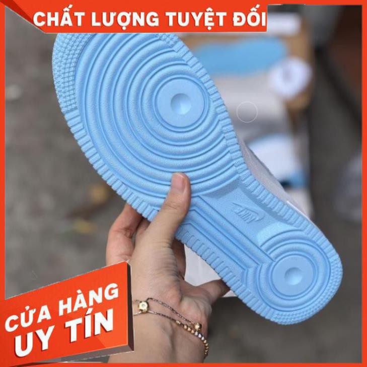 Giày thể thao sneaker Af1 trắng xanh blue thấp cổ hàng 1:1 full size nam nữ Hà Nội | BigBuy360 - bigbuy360.vn