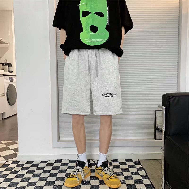 Quần Short Thể Thao Dáng Suông Thêu Chữ Đơn Giản Thời Trang Mùa Hè Cho Nam Size M-2XL