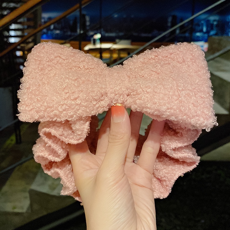 Băng đô rửa mặt Nơ, băng đô cài tóc skincare nữ Nơ 3D cute vải nhung mềm mượt Hàn Quốc