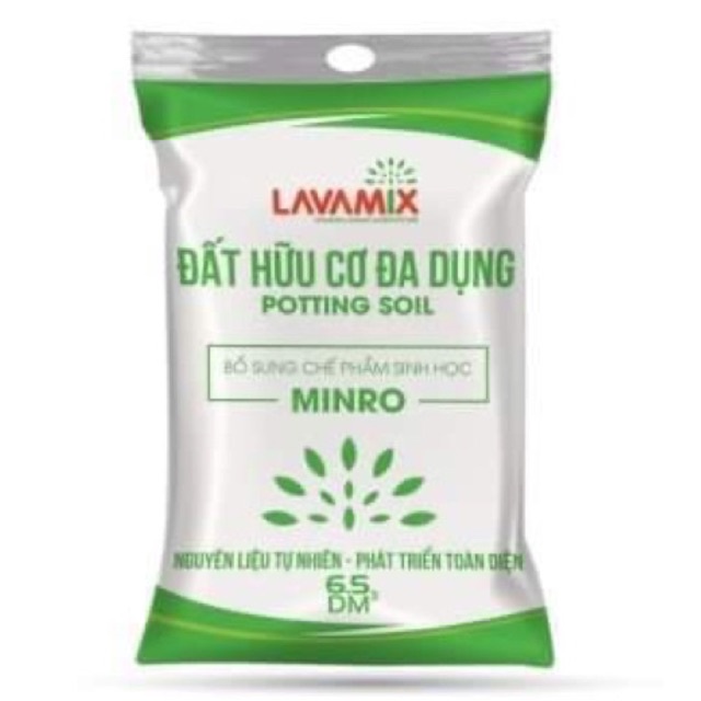 Đất trồng cây, đất hữu cơ đa dụng Lavamix - bao 6.5dm3 ~