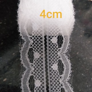 Ren lưới poly , màu trắng , size 2cm đến 4cm