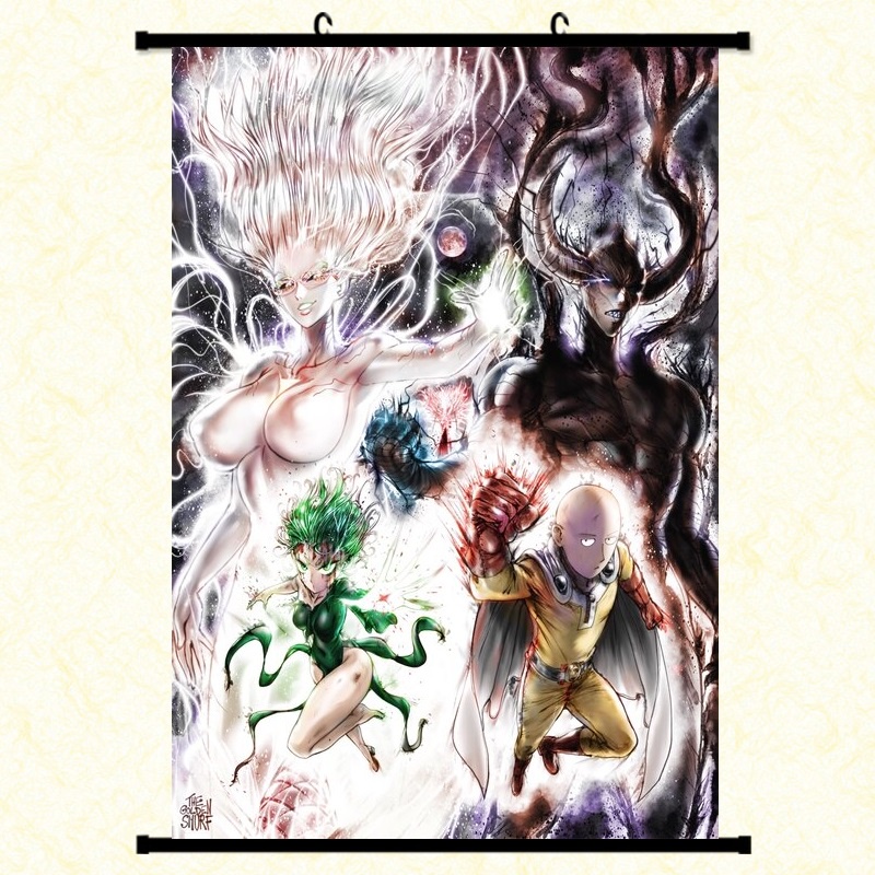 Poster vải anime One Punch Man 40x60 04 - One-Punch Man tranh vải cuộn treo tường