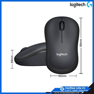 Chuột Không Dây LOGITECH M220 | Click Không Tiếng Ồn