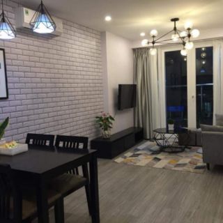 Cuộn 10m giấy dán tường gạch trắng