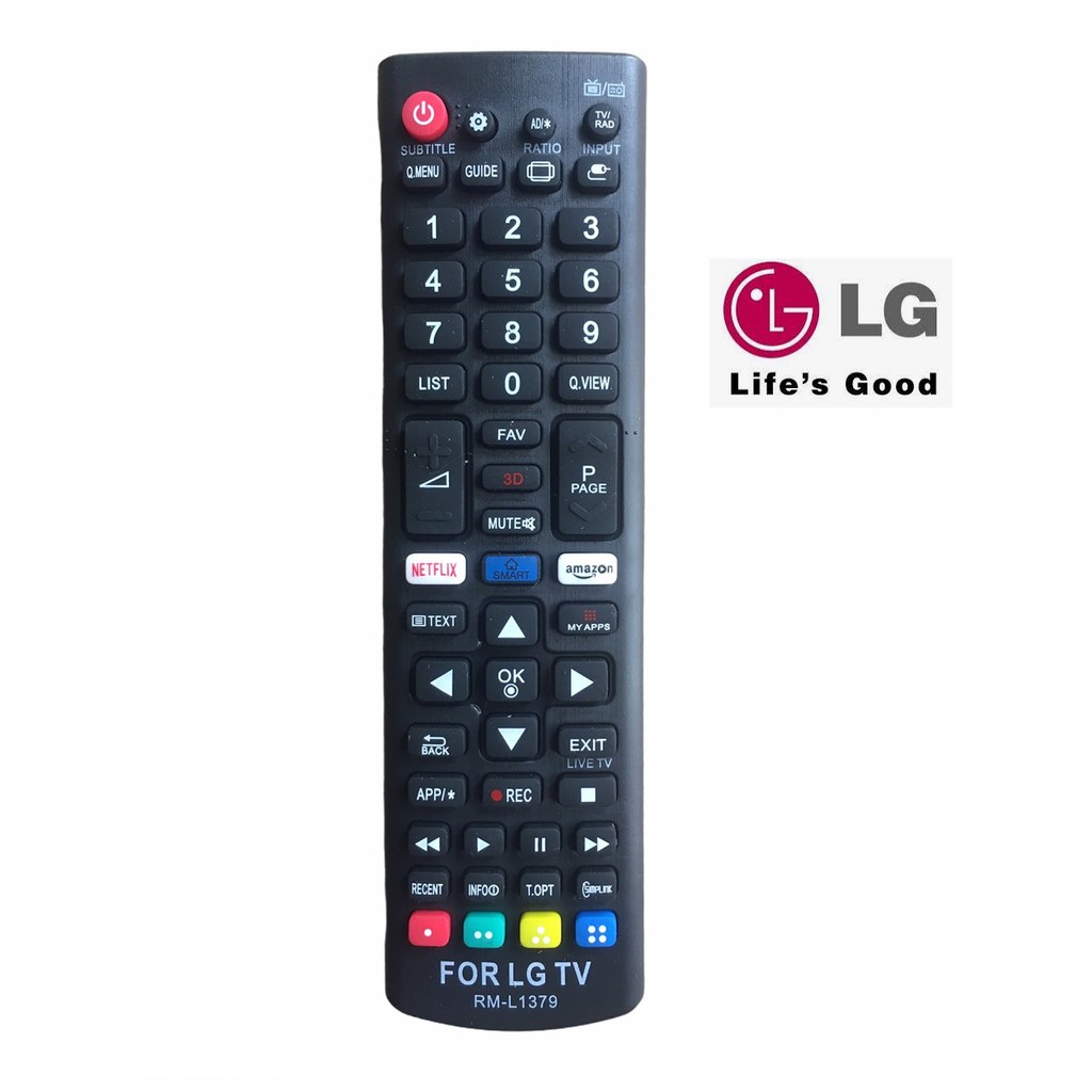 Điều Khiển TiVi LG RM - L1379 vào mạng internet ,Remote Điều Khiển TiVi LG ngắn RM-L1379