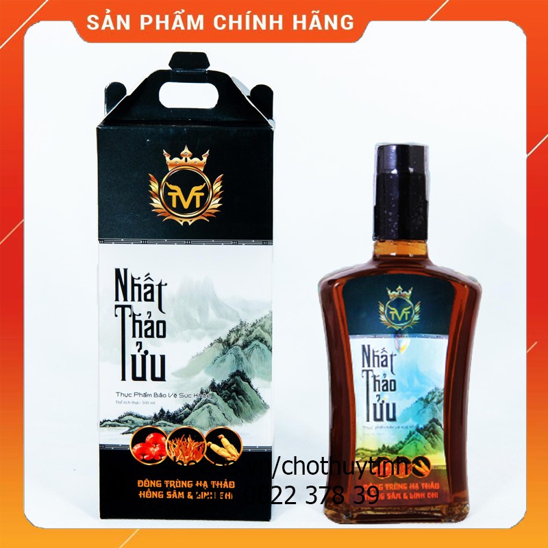 CHAI THỦY TINH ĐỰNG RƯỢU DẸP EO 500ML - NẮP NHỰA