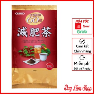 Trà Thảo Dược Giảm Cân Mỡ Bụng Genpi Tea Orihiro 60 Gói - Mát Gan Lợi Tiểu Thanh Nhiệt Giải Độc