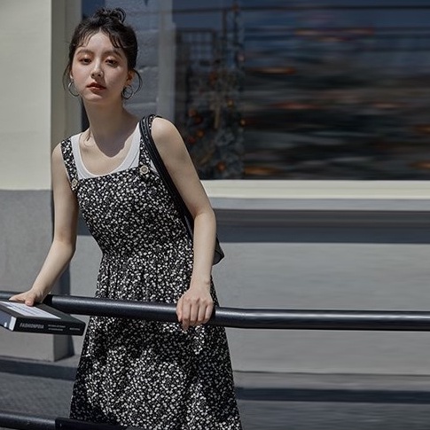 [Kèm Video SP] Váy Nữ Hai Dây Cao Cấp Dáng Dài Họa Tiết Hoa Nhí Kiểu Dáng Hiện Đại Thời Trang Sugal VAY NU SG 0034 | BigBuy360 - bigbuy360.vn