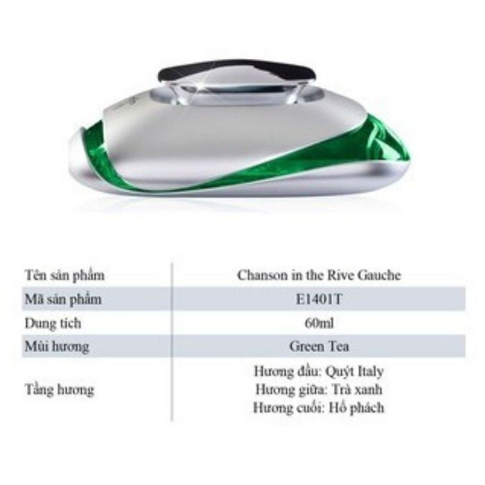 Nước Hoa Ô Tô Cao Cấp Etonner Conquer In Chamonix E1401T 60ml thiết kế để taplo xe sang trọng