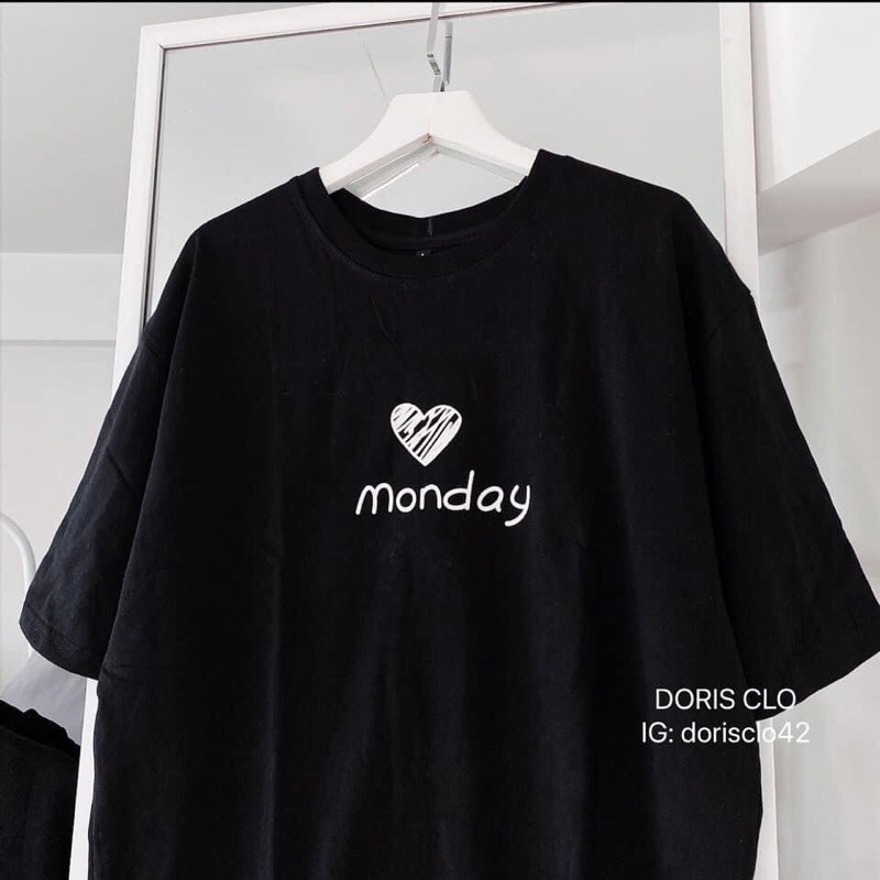 Áo phông tim monday TT12