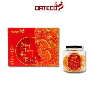 Hộp đông trùng hạ thảo khô sấy thăng hoa DATECO bồi bổ cơ thể dược tính cao chính hãng cao cấp 25gram
