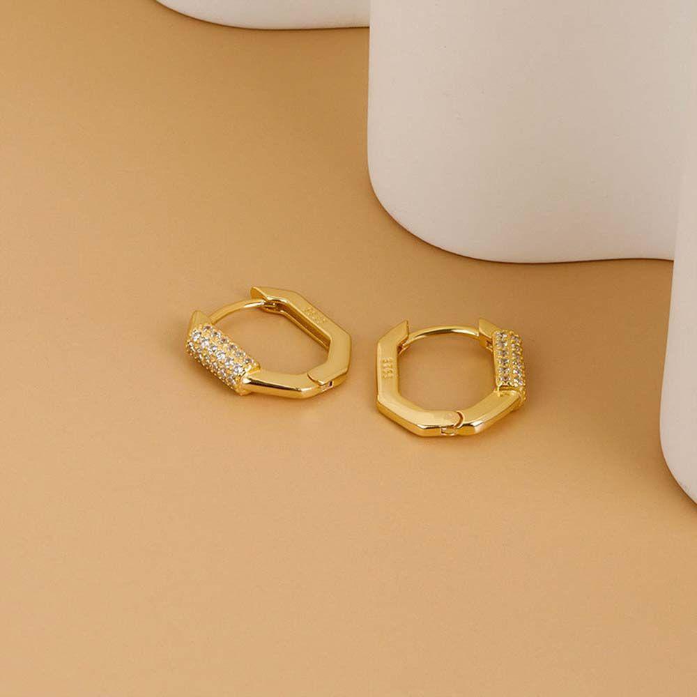 Bông Tai Dạng Vòng Thời Trang Dành Cho Nữ|Khuyên Tai Hình Học Tròn Nhiều Màu Sắc