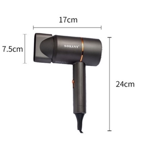 Máy sấy tóc, tạo kiểu tóc SOKANY , công suất lớn phù hợp cho cả gia đình và salon tóc - Bảo hành 12 tháng