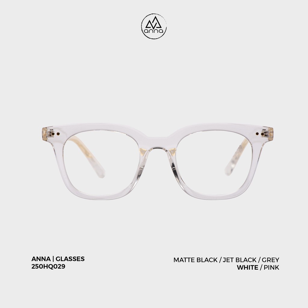 Gọng kính cận thời trang nam nữ ANNA dáng vuông unisex cá tính 250HQ029 | BigBuy360 - bigbuy360.vn