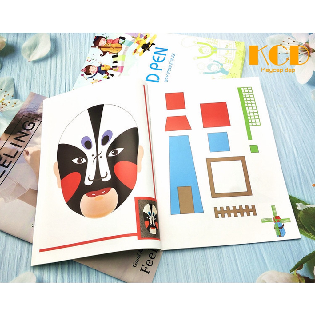 Bộ sưu tập mẫu vẽ và hướng dẫn vẽ dùng cho bút 3D