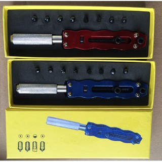 [ 🔥 🔥  Hot Hot 🔥 🔥   ]Dụng cụ mở nắp lưng kèm 8 ốc thay thế dành cho tất cả đồng hồ vặn ren, nhôm hợp kim cao cấp