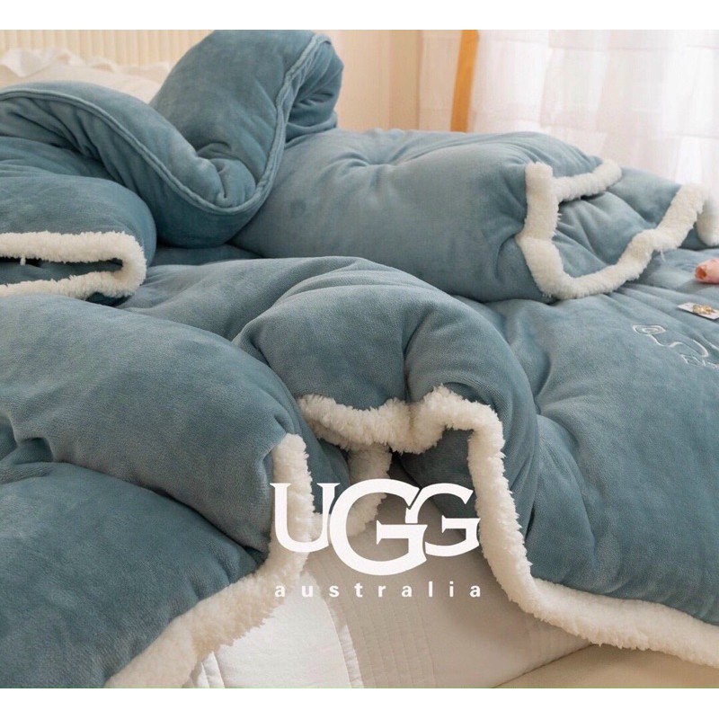 Chăn cừu Úc UGG siêu ấm 2m-2m3 nặng 4,5kg ( hàng nhập nguyên chiếc loại 1)