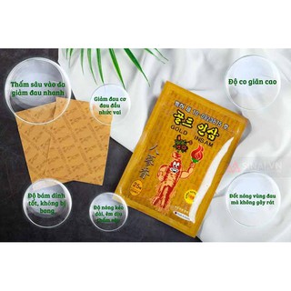 [CHÍNH HÃNG] Cao dán hồng sâm Hàn Quốc