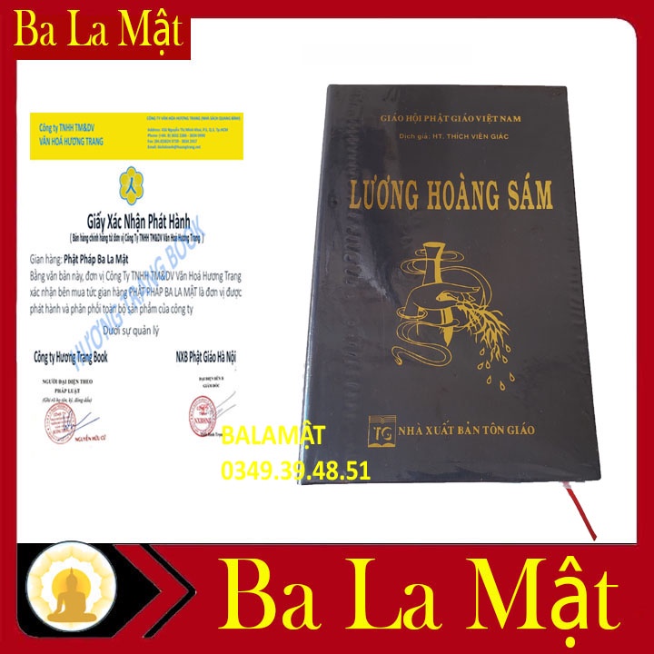 Sách - Lương Hoàng Sám Trọn Bộ Bìa Da
