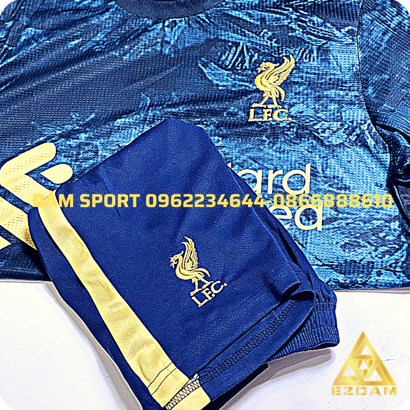 Áo đá bóng đẹp CLB Liverpool 2022 , áo đá banh cao cấp thấm hút mồ hôi