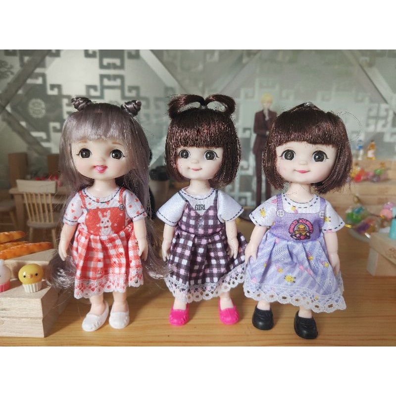 Búp bê khớp 16cm dễ thương size 1/8