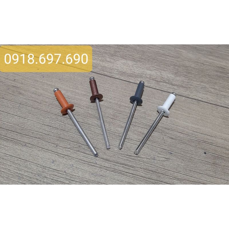 Đinh rivets ĐỦ MÀU