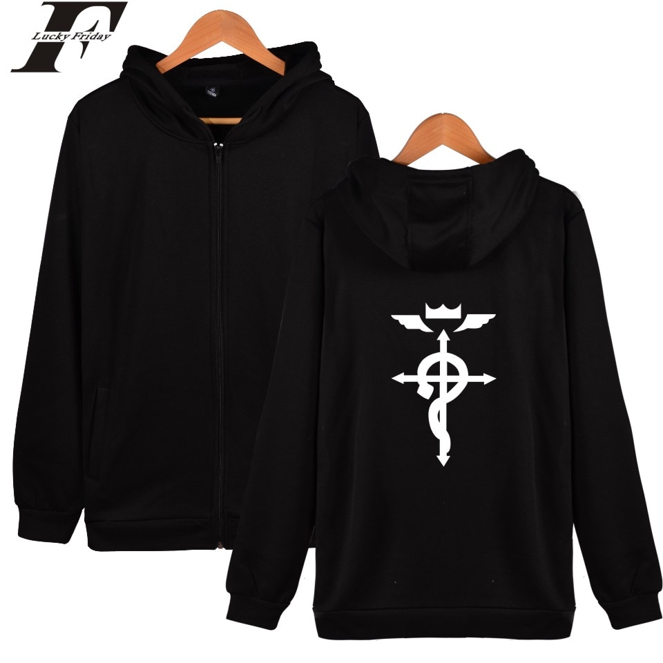 Áo Hoodie Cotton In Họa Tiết Có Khóa Kéo Phong Cách Harajuku Thời Trang Cho Nam