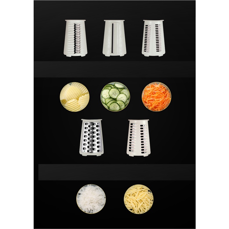 Dụng cụ thái rau củ quay tay an toàn và nhanh chóng IN97