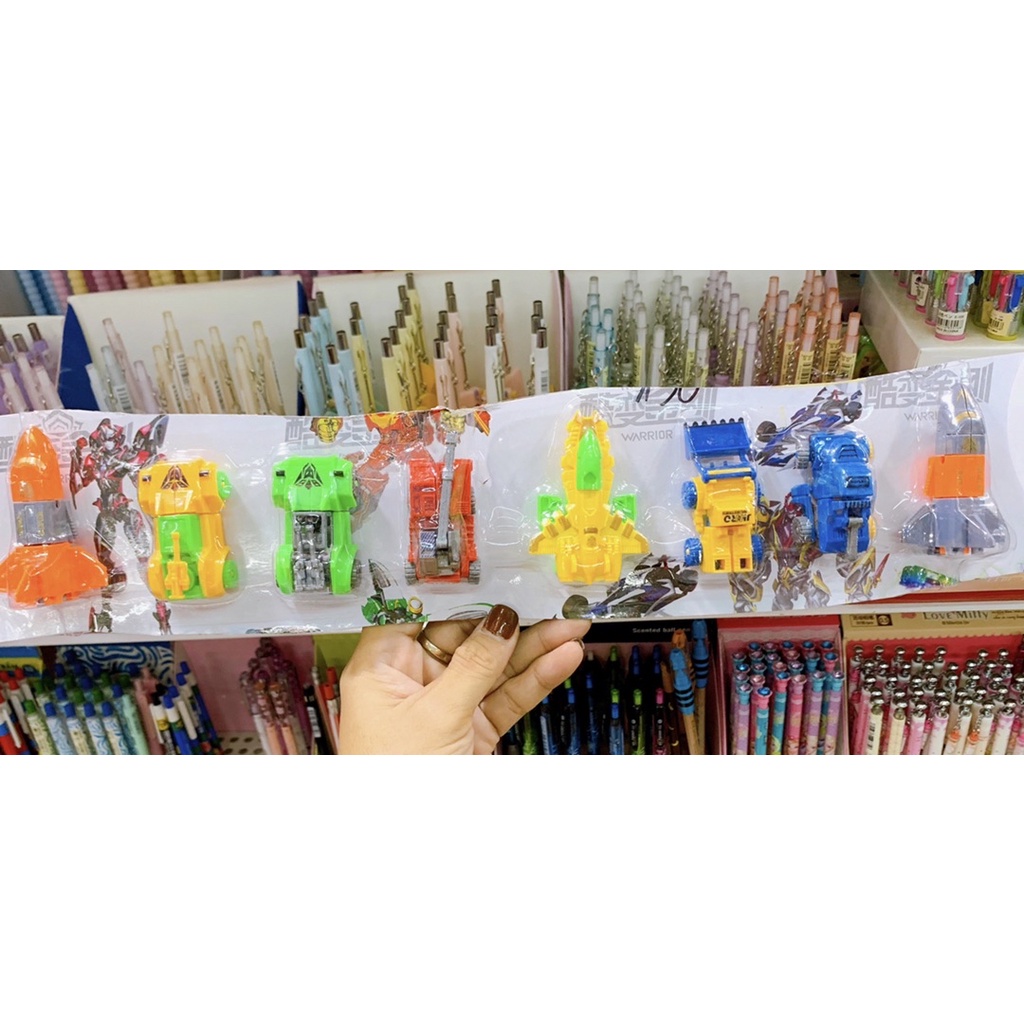 Set 5/8 Xe, Máy Bay Lắp Ráp Thành Siêu Nhân