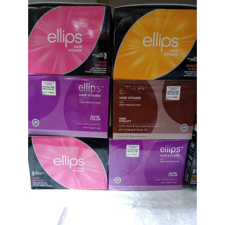 Vitamin Dưỡng Tóc Ellips (Vỉ 6 viên)