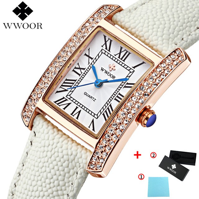 Đồng hồ đeo tay cao cấp WWOOR 8806 chính hãng bằng inox với dây da hợp thời trang | BigBuy360 - bigbuy360.vn