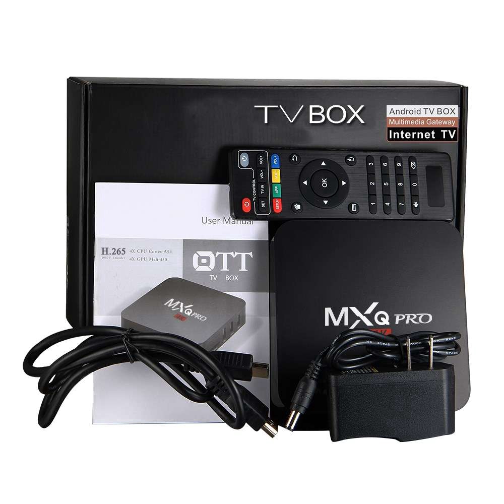 Bộ Tv Box Mxq-pro Rk3229 Ultra Hd 4k 1gb Ram 8gb Rom Và Phụ Kiện