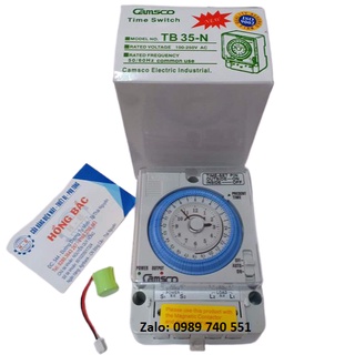 Bộ Hẹn Giờ Cơ 15A Camsco TB35-N