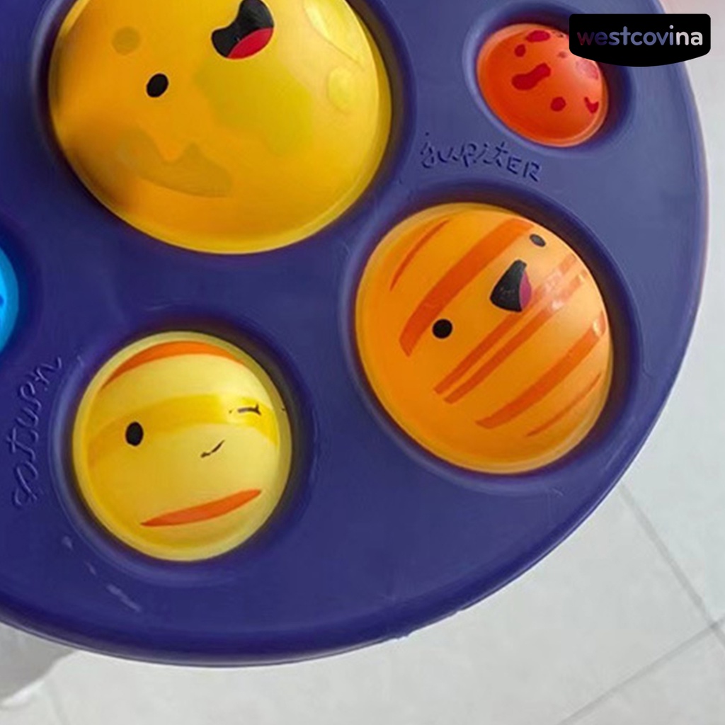 Đồ Chơi Cầm Tay Bong Bóng Bằng Nhựa Tạo Hình Hành Tinh