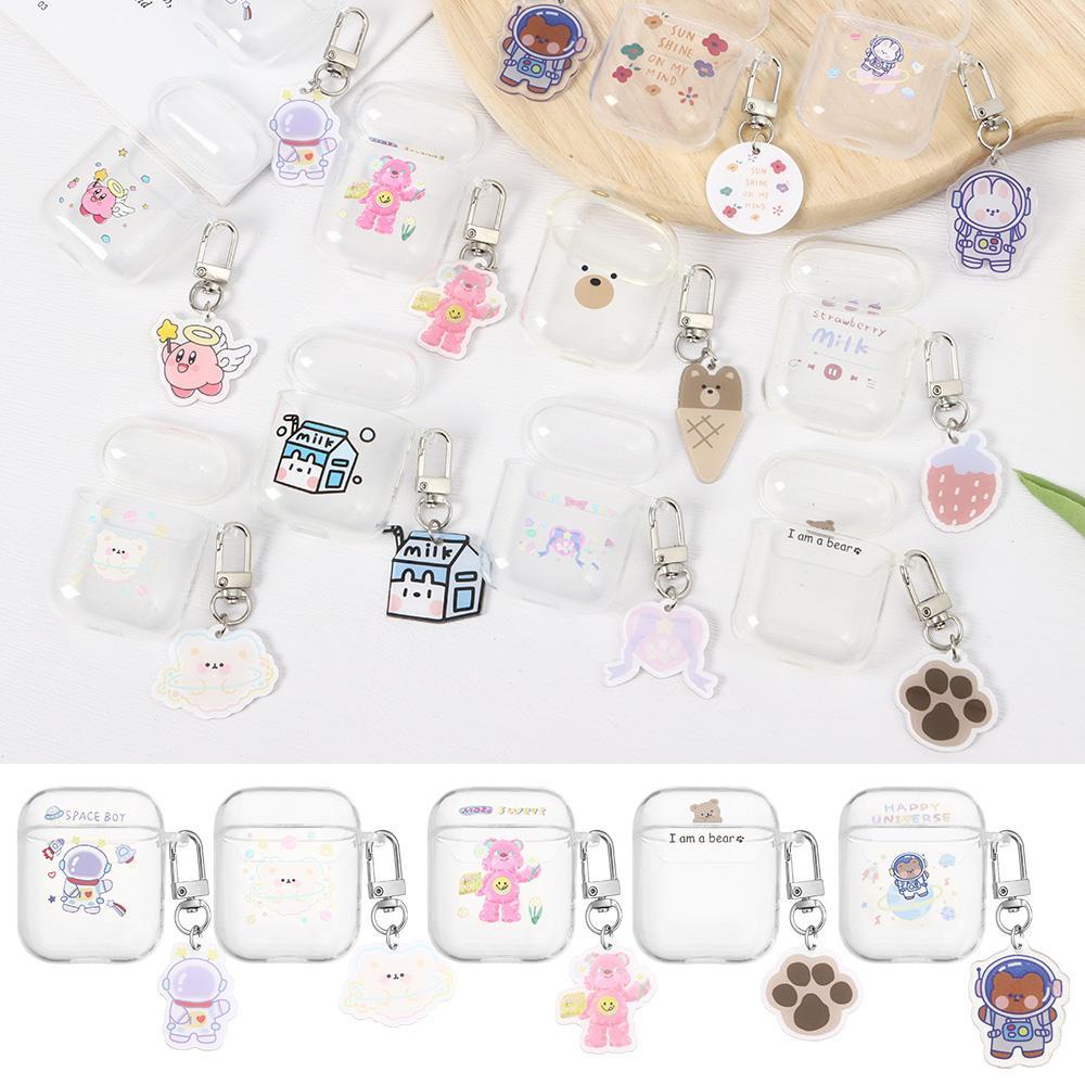 Vỏ Bảo Vệ Hộp Đựng Tai Nghe AirPods 1 / 2 Bằng TPU Trong Suốt