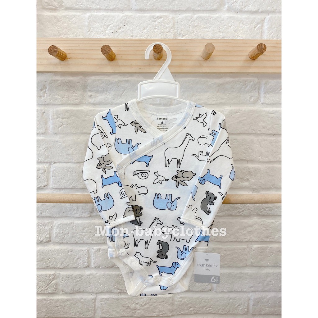 BODY chip dài tay cài chéo 2 lớp [ Đủ size 6-24m]