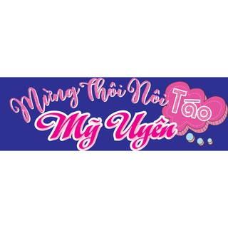 Tên Treo BackGround Sinh Nhật 1m