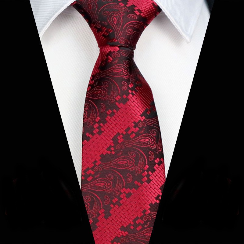 Cà Vạt Lụa In Hoa 8cm Thời Trang Cho Nam