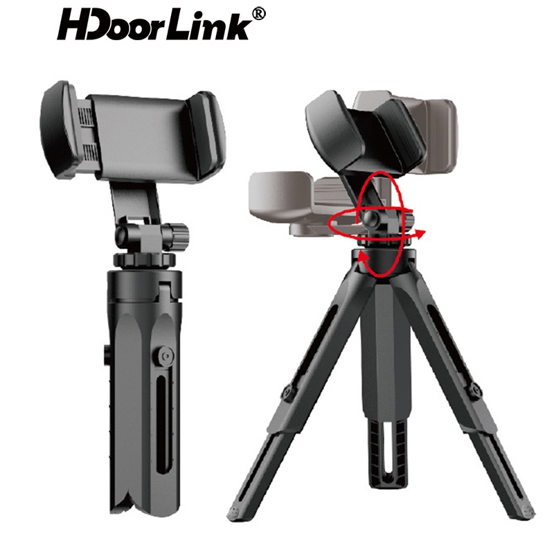 Chân tripod HdoorLink mini có thể xoay 360 độ/ xếp lại để bàn cho camera/ điện thoại