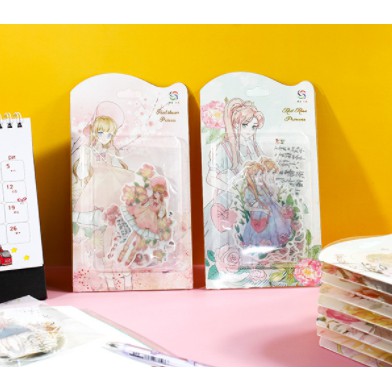 sticker 12 cung hoàng đạo ngôi nhà cô gái S31 sticker cute sticker dễ thương