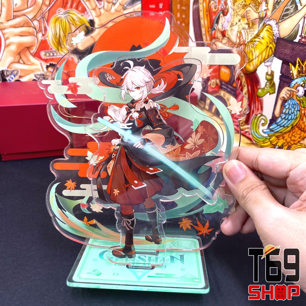 Mô hình Standee Acrylic Mica game Genshin Impact có background phong cảnh