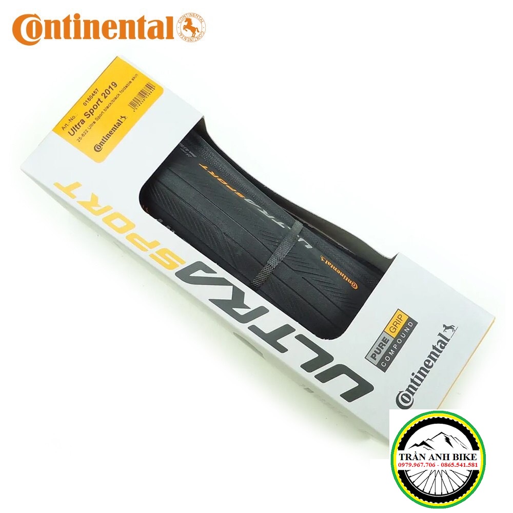 Lốp  gấp xe đạp Continental Ultra Sport 3 700x23C/ 700x25C / 700x28C - 1 Chiếc