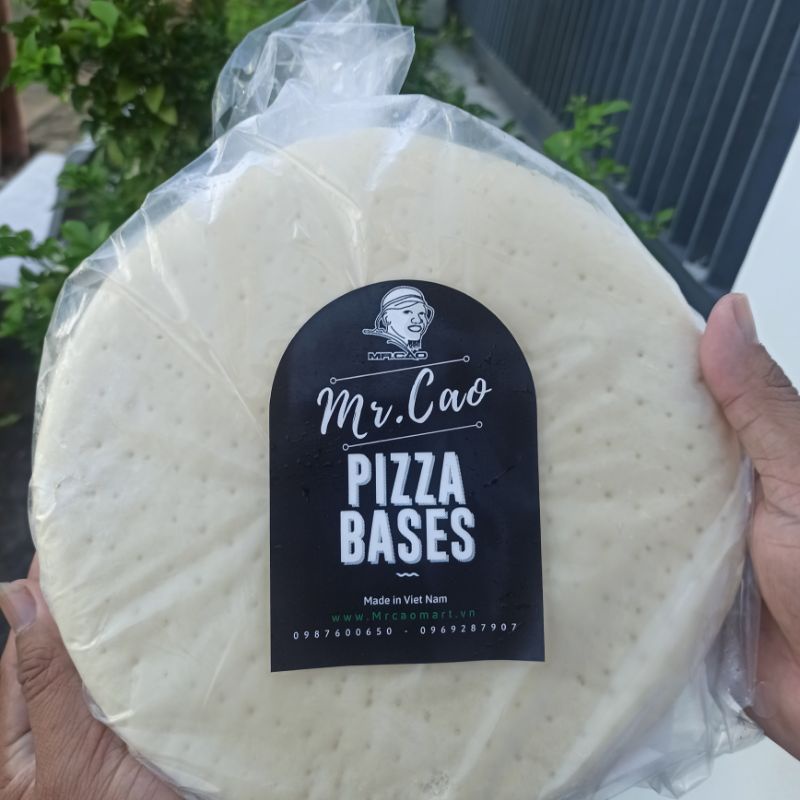 Đế bánh pizza size 16cm 18cm 20cm nguyên liệu làm pizza