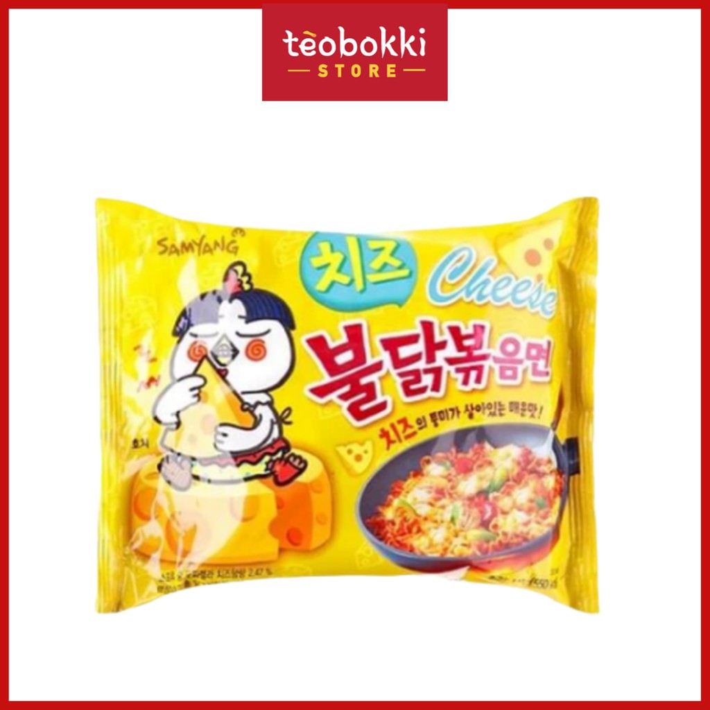 [Mã 66FMCGSALE hoàn 8% đơn 500K] Mì Gà Cay Phô Mai Samyang 140g