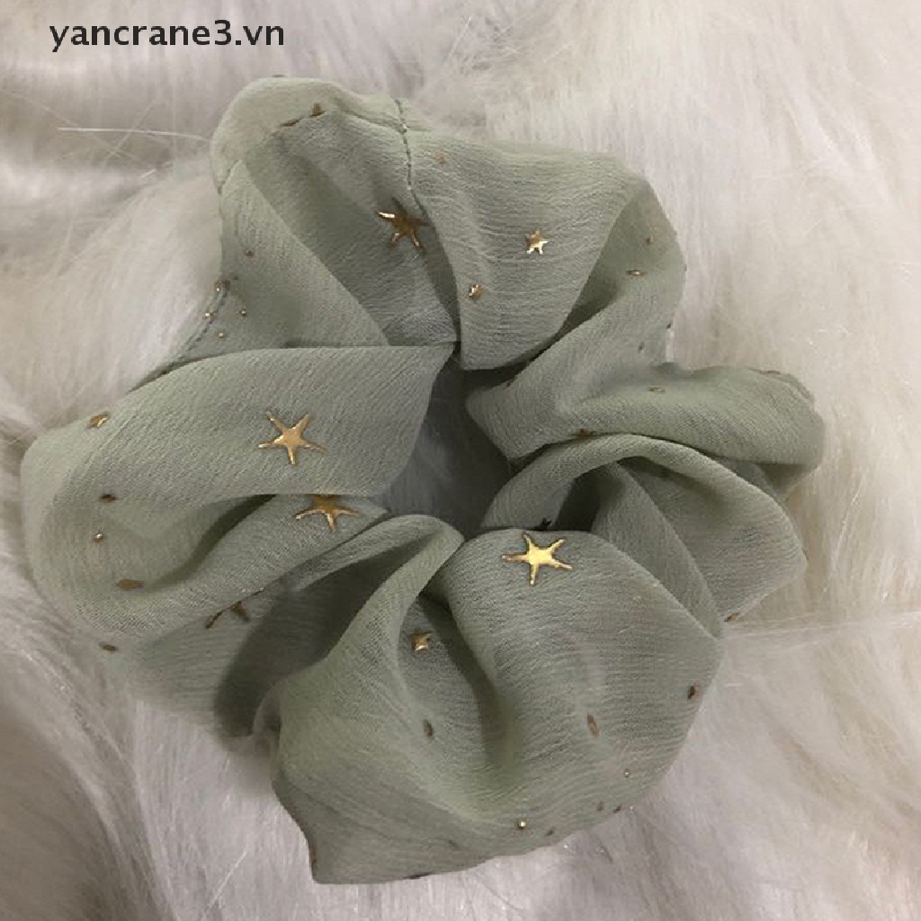 Dây Cột Tóc Cao Su Co Giãn In Họa Tiết Xinh Xắn Cho Nữ {yancrane3.vn} 3