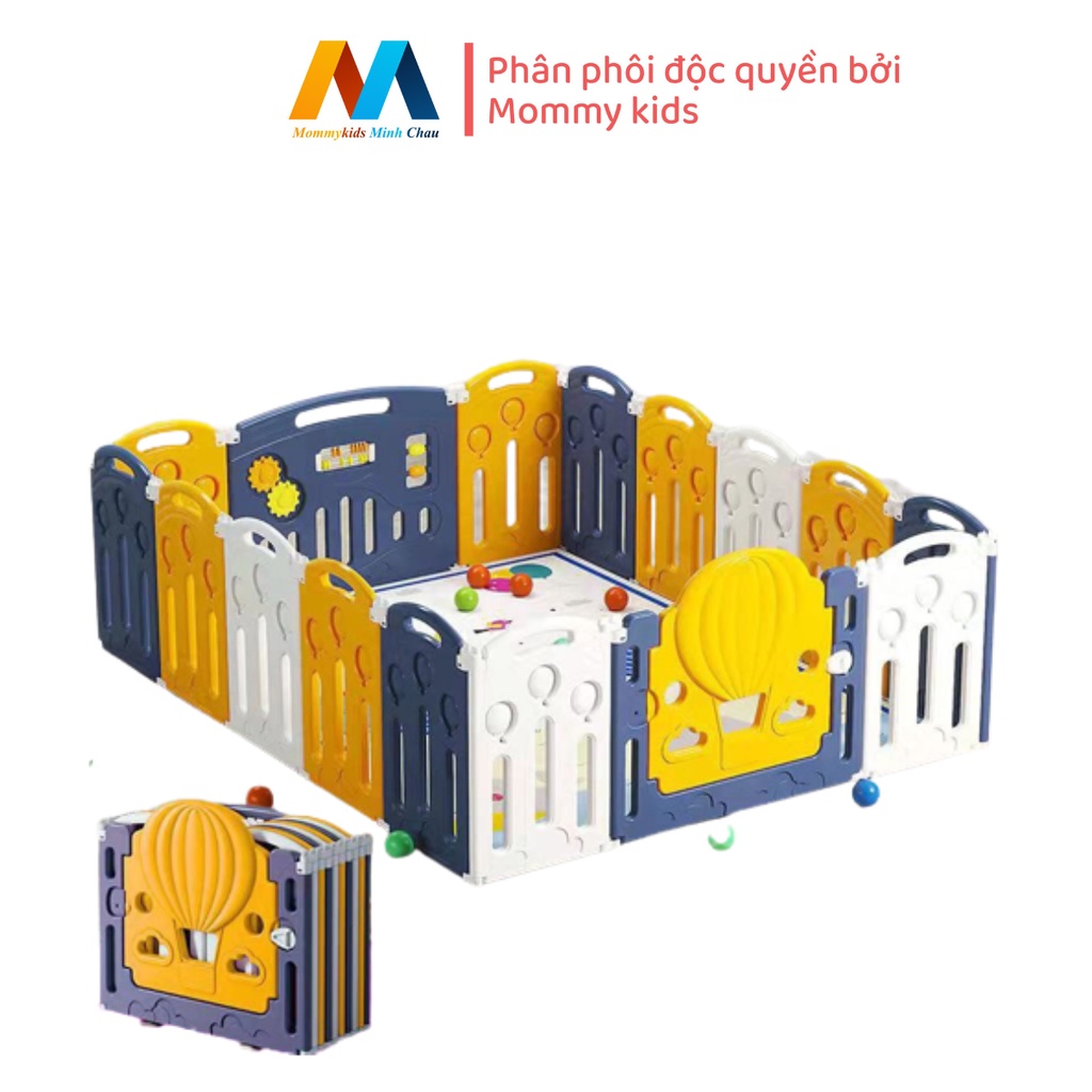 Quây cũi nhựa LUCKMAN MẪU Kinh Khí Cầu Giúp bé có một không gian riêng để vui chơi, phát triển trí tưởng tượng của mình
