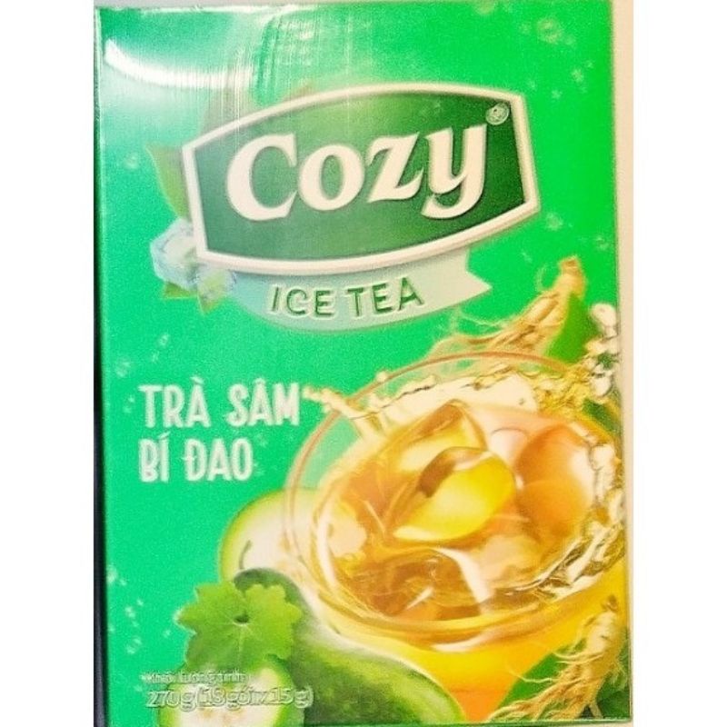 Trà Cozy Ice tea Hương Đào, Chanh, Bí Đao